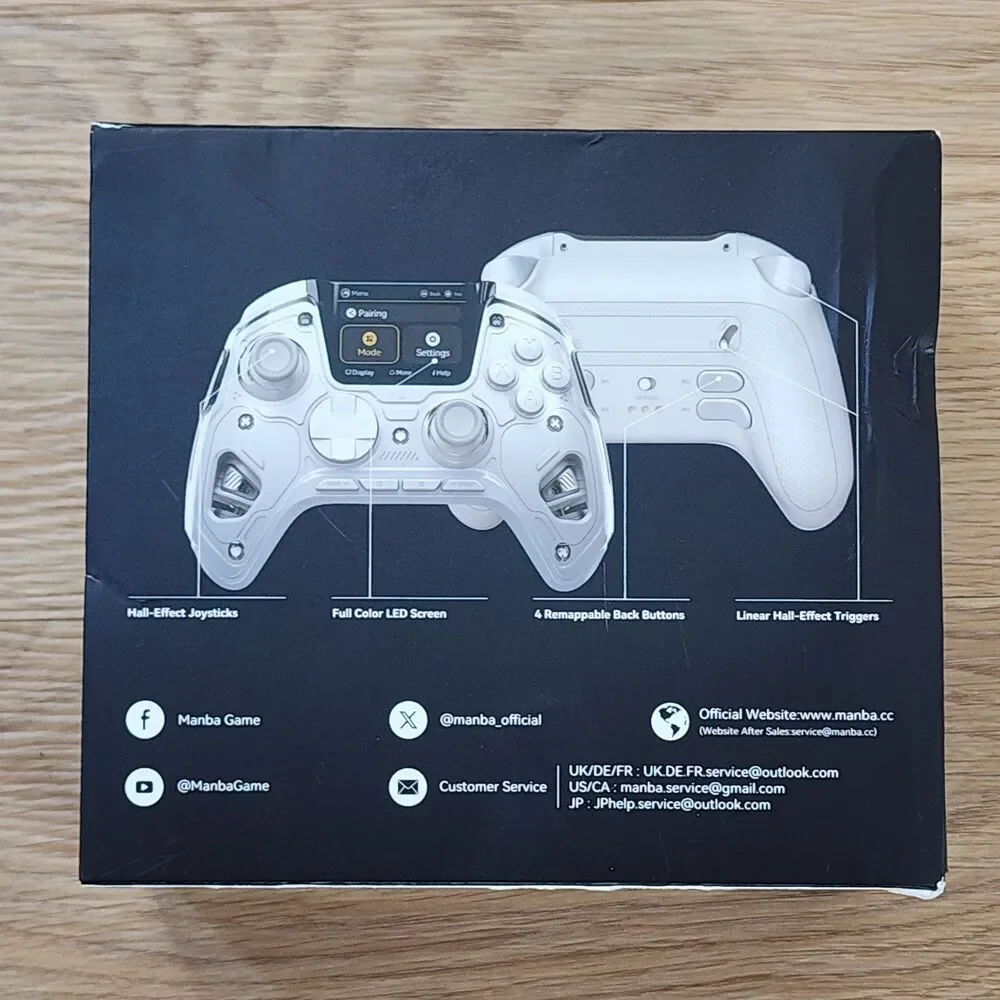 ManbaOne Interactive Screen Wireless Gaming Controller for PC/Switch/Switch